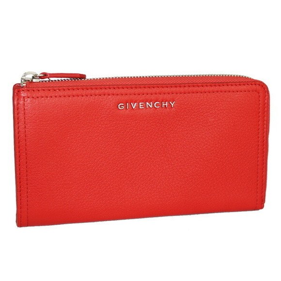 Givenchy Reddish Wallet Long Leather Zip Pandora - Picture 1 of 3